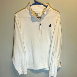Johnnie-O Youth White Quarter Zip Pullover Sz. 14